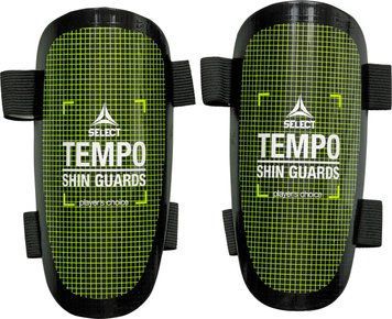 Щитки футбольные SELECT SHIN GUARD TEMPO v25 черный, зеленый M (рост до 170см) (647840-141) 647840-141