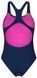Купальник закритий для жінок Arena WATER FLUIDS SWIMSUIT SWIM PRO темно-синій, рожевий, салатовий Жін 44 00000035923 фото 3