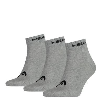 Шкарпетки Head QUARTER 3PPK UNISEX сірий Уні 35-38 761011001-400