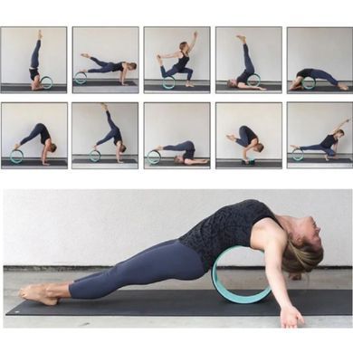Колесо для йоги и фитнеса LiveUp YOGA RING LS3750-b