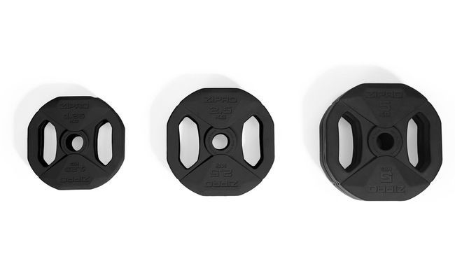 Штанга Body Pump Black Zipro з комплектом обтяжень 20 кг 5902659842183