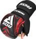 Боксерські рукавиці RDX GRAPPLING GLOVES SHOOTER IMMAF-1 чорний, червоний S GSR-IMF-1R фото 2